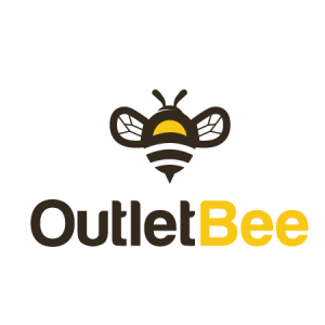 outlet bee business name logo