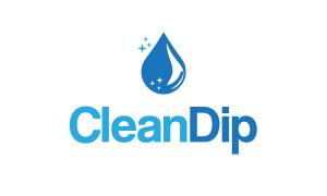 clean dip business name logo