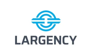 large agency business name logo