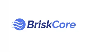 Brisk core business name logo